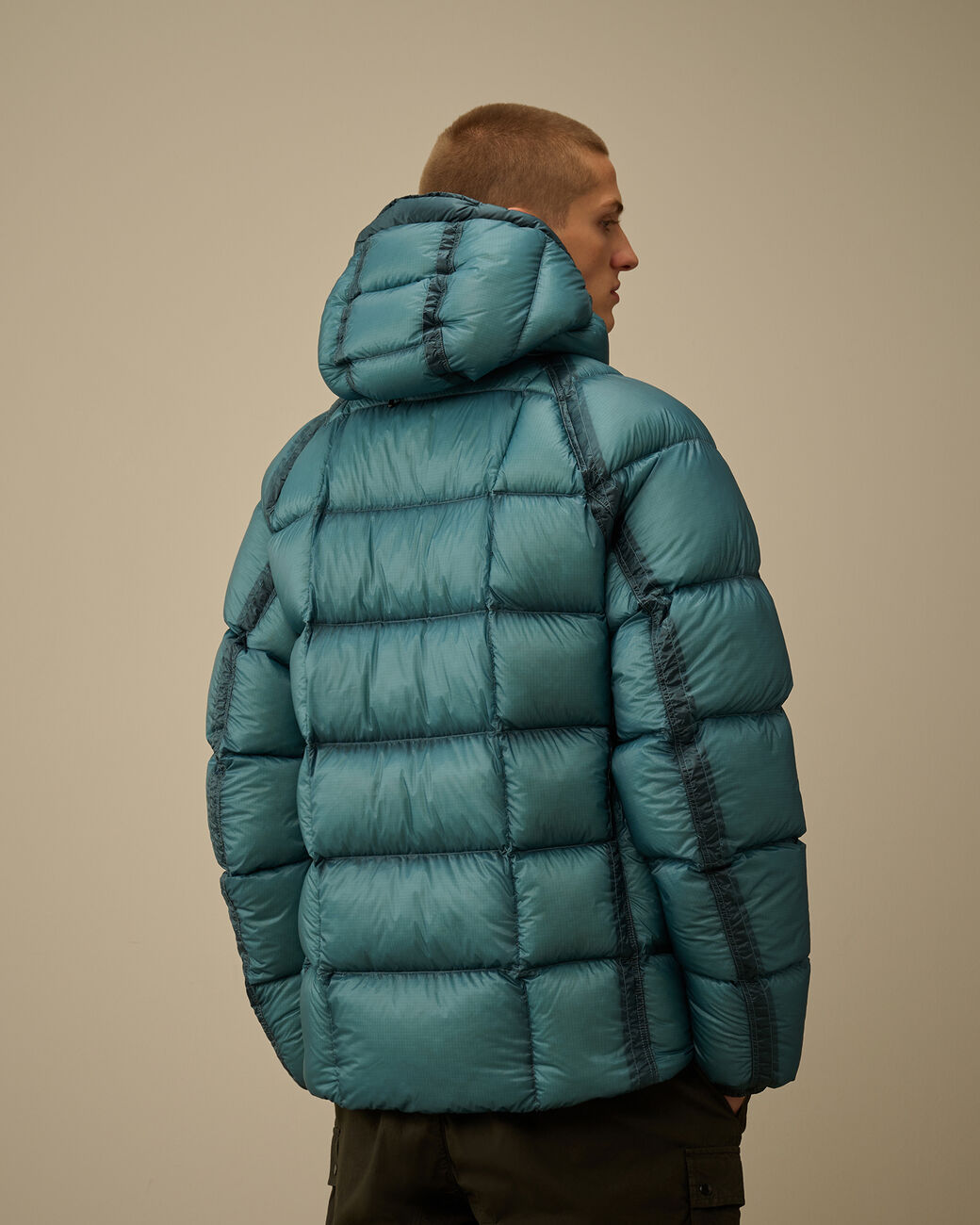 C.P Company Hooded Down Puffer - LIGHT BLUE