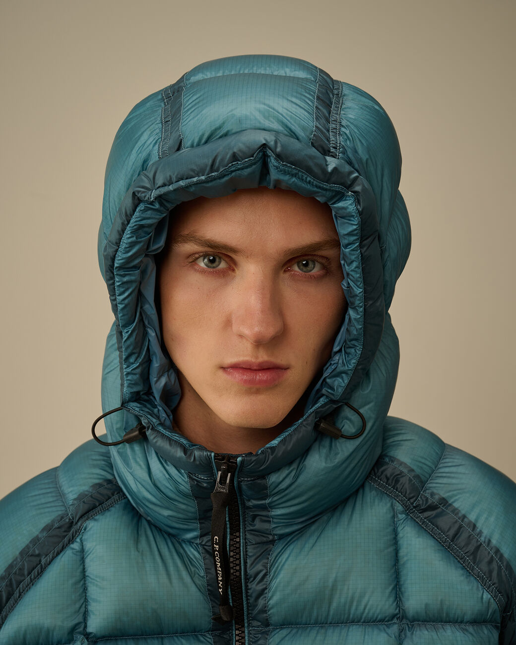 C.P Company Hooded Down Puffer - LIGHT BLUE