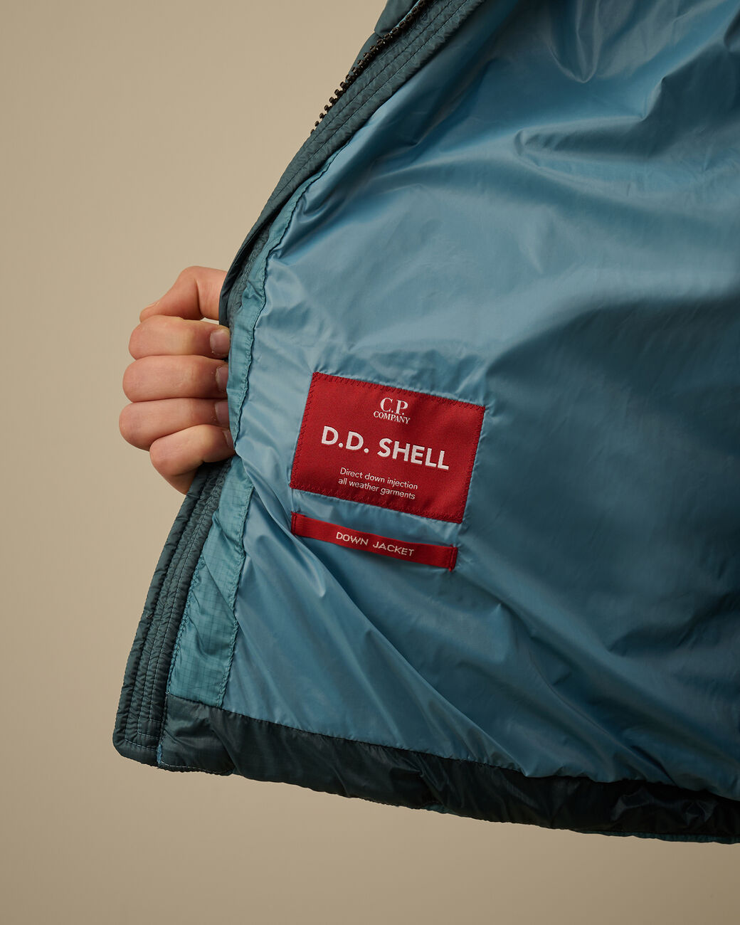 C.P Company Hooded Down Puffer - LIGHT BLUE