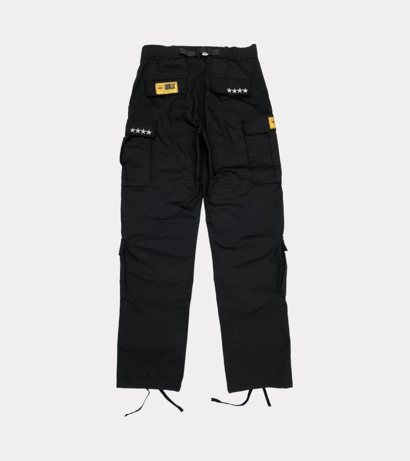 Corteiz Mula Guerillaz Cargos – Black/White