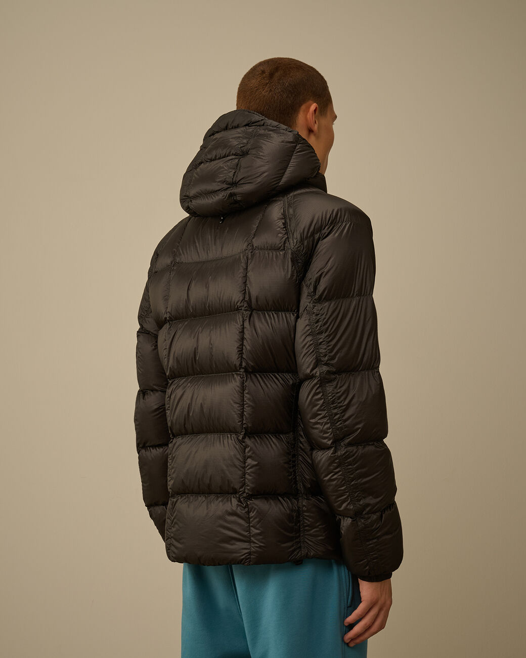 C.P Company Hooded Down Puffer -  BLACK