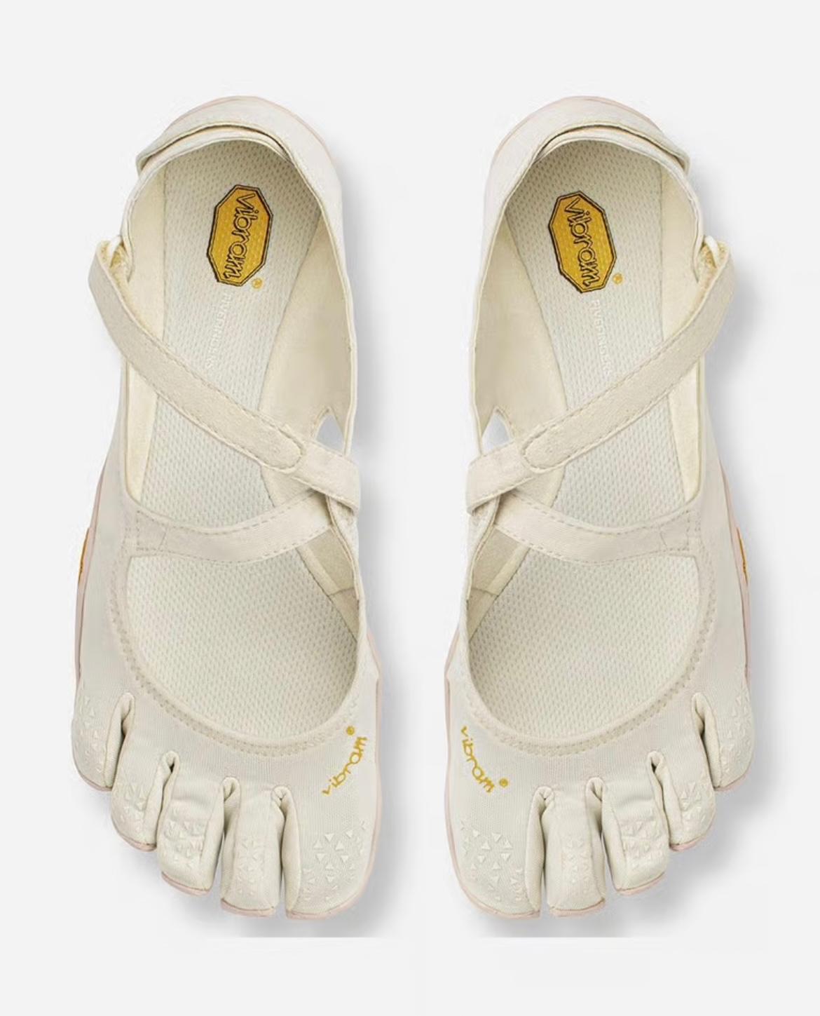 Vibram V-Soul Five Finger - White Ivory