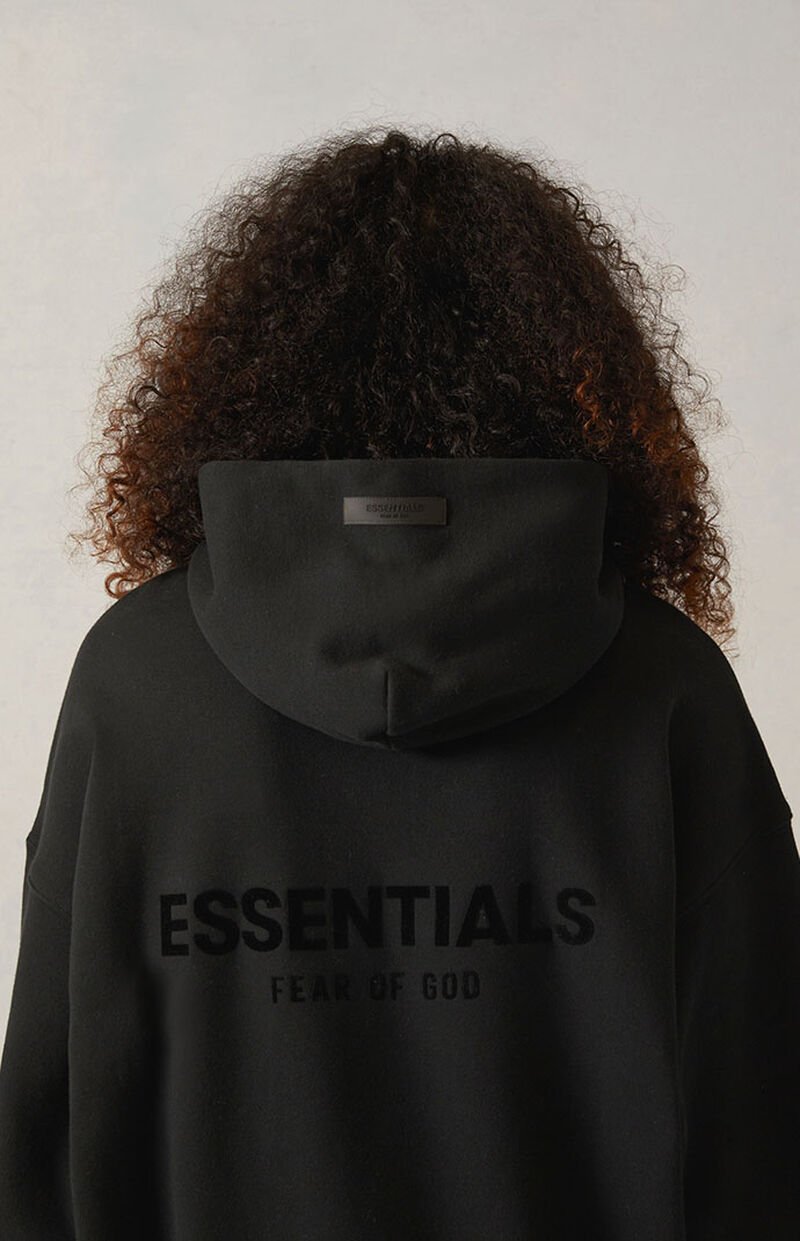 Fear Of God Full Black Hoodie